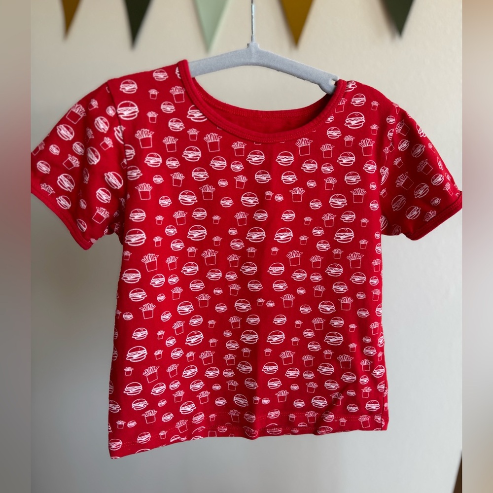 JUNE & JANUARY | Hamburger and Fries Tee